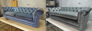 Reupholster Chesterfield Settees