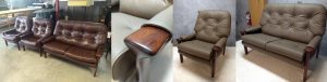 Re-upholster leather Tessa furniture