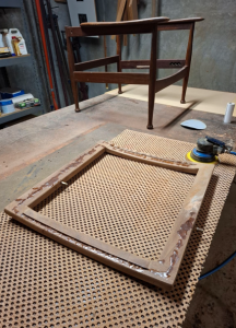 Stripping back the chair