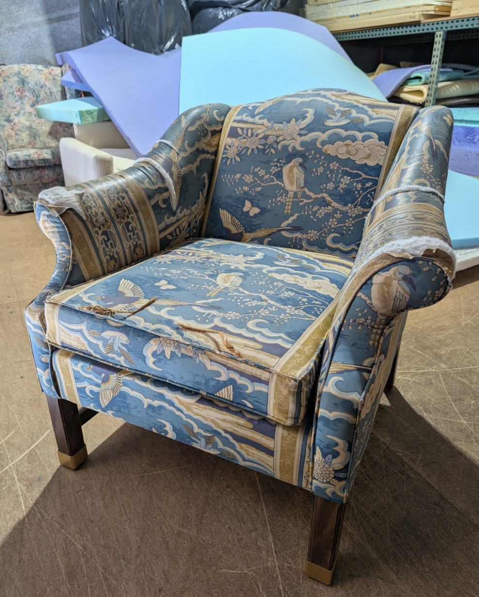 Reupholster Van Treight Chair