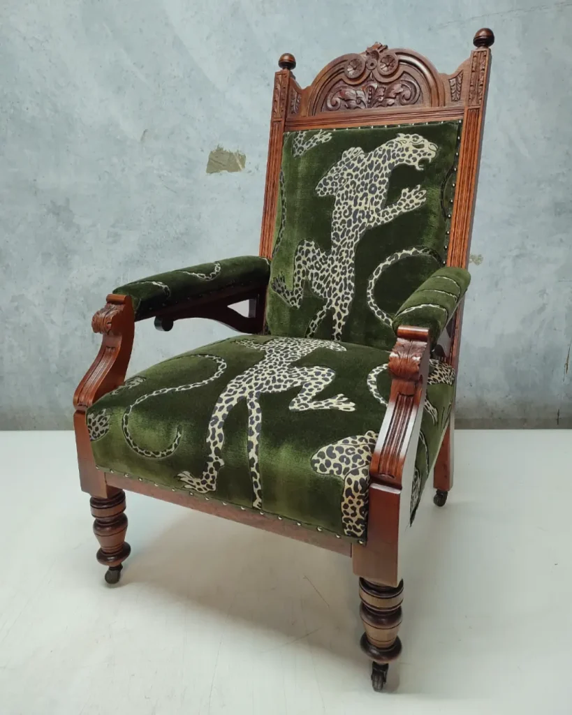 Antique Chair Reupholster After Perth